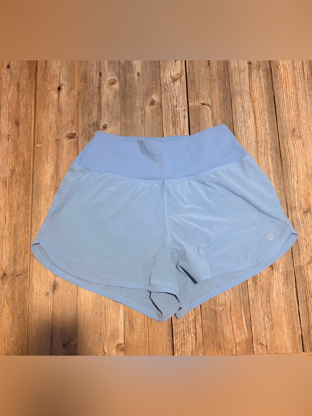 Gilly Hicks Light Blue Running Shorts Size Medium Athletic Gym